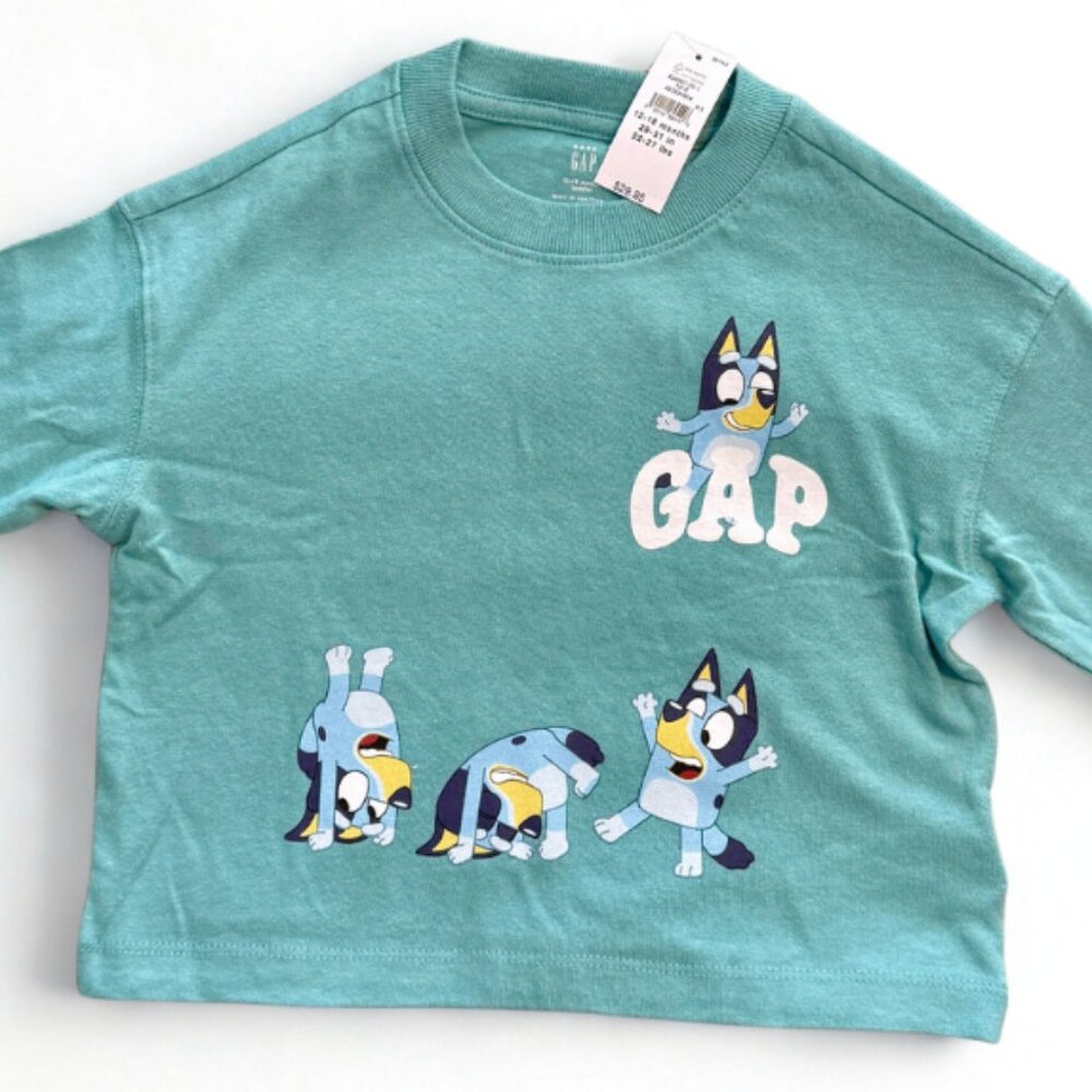 NWT! Gap Baby Size 12-18 Months Bluey Graphic T-Shirt